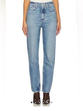 Agolde High Rise Stretch Stovepipe Jeans